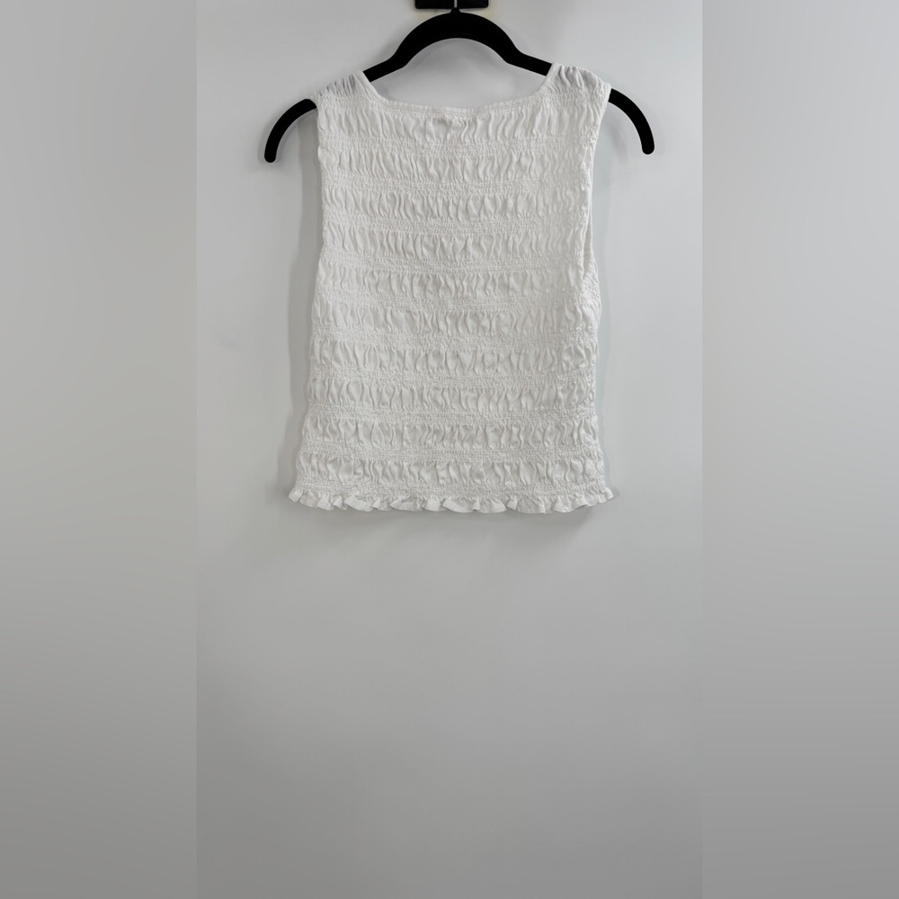 Madewell Smocked Boatneck Tank - Picture 5 of 5